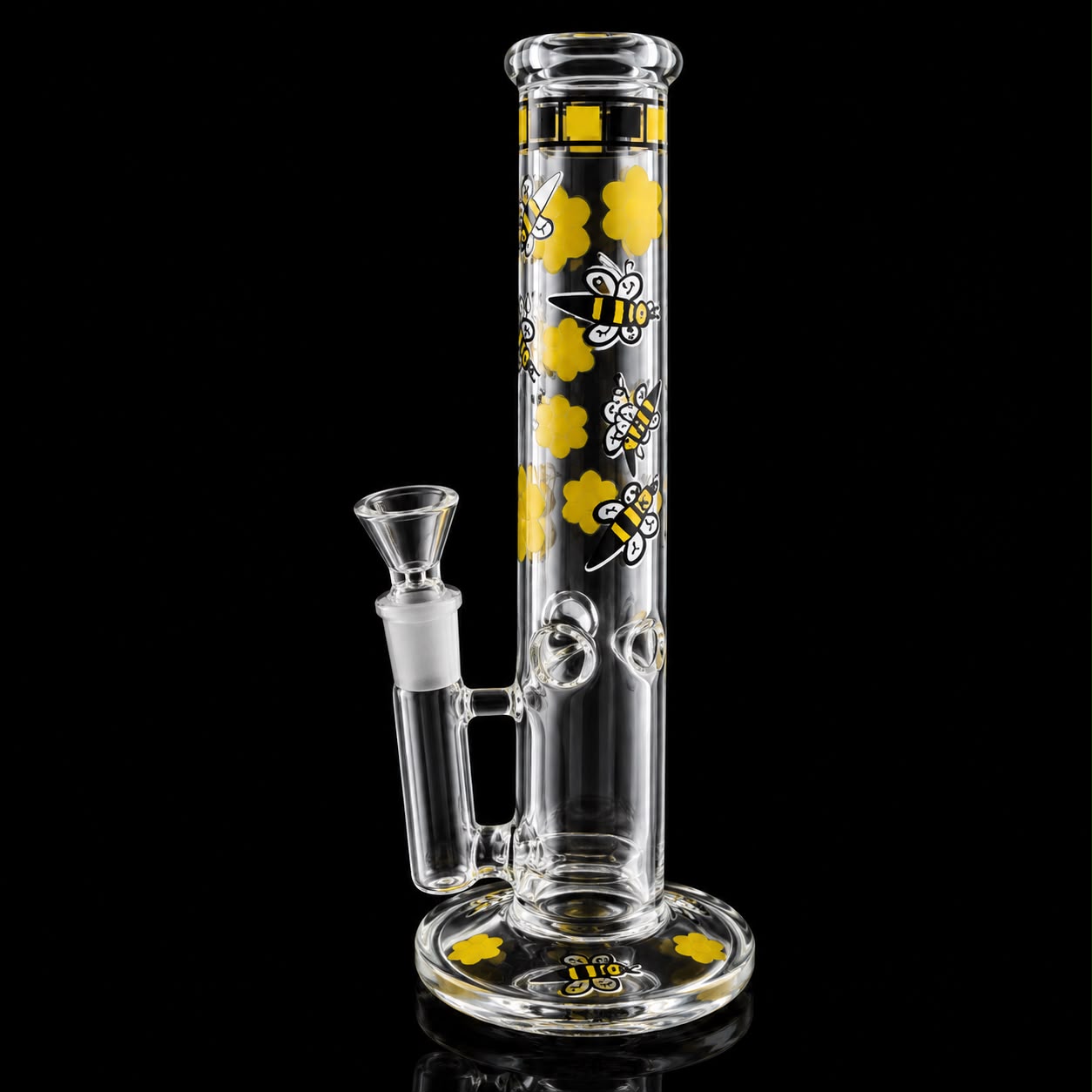 The "Busy As" Borosilicate Straight Tube (35cm)